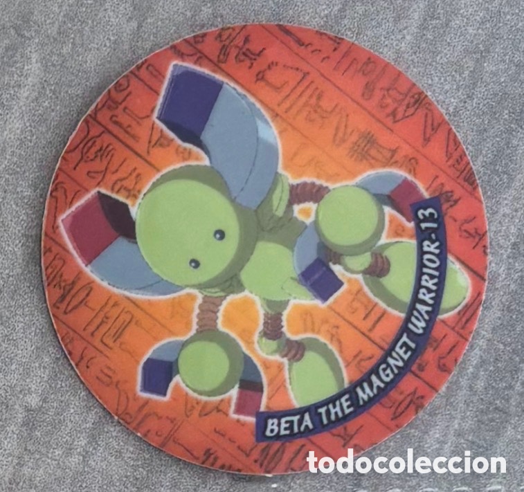 Juegos antiguos: Tazo Yu-gi-oh yugioh beta the magnet warrior 13