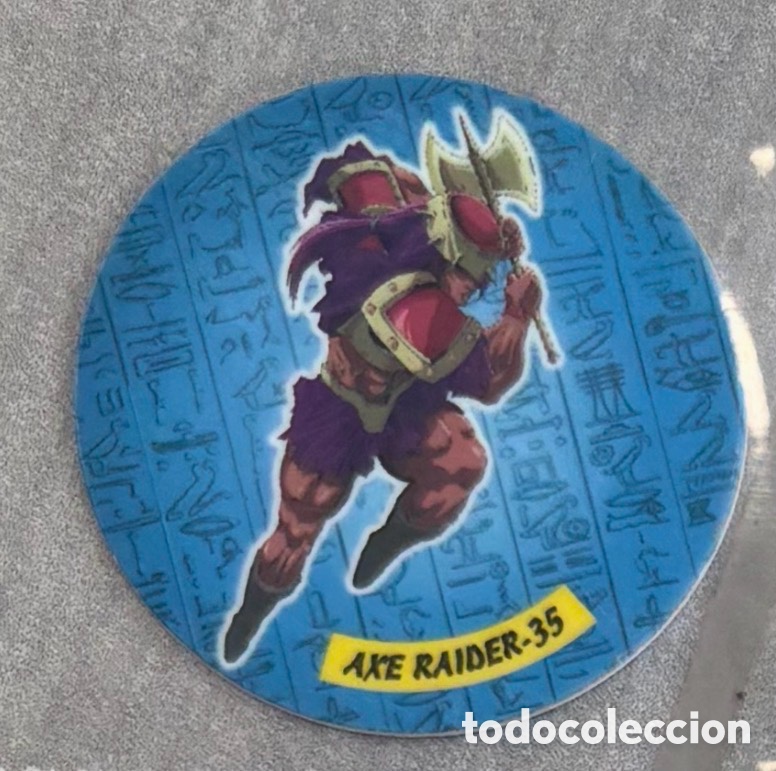 Juegos antiguos: Tazo Yu-gi-oh yugioh axe raider 35