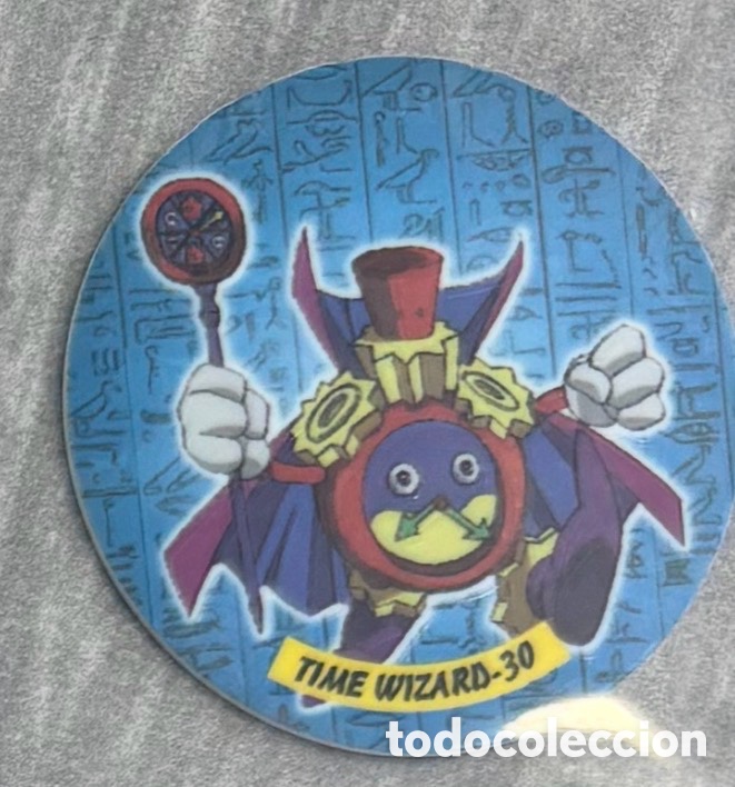 Juegos antiguos: Tazo Yu-gi-oh yugioh time wizard 30