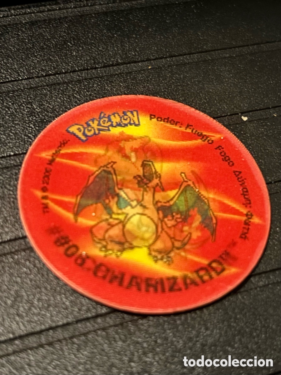 Juegos antiguos: Tazo hologr&aacute;fico tazos 2 Pokemon Charizard