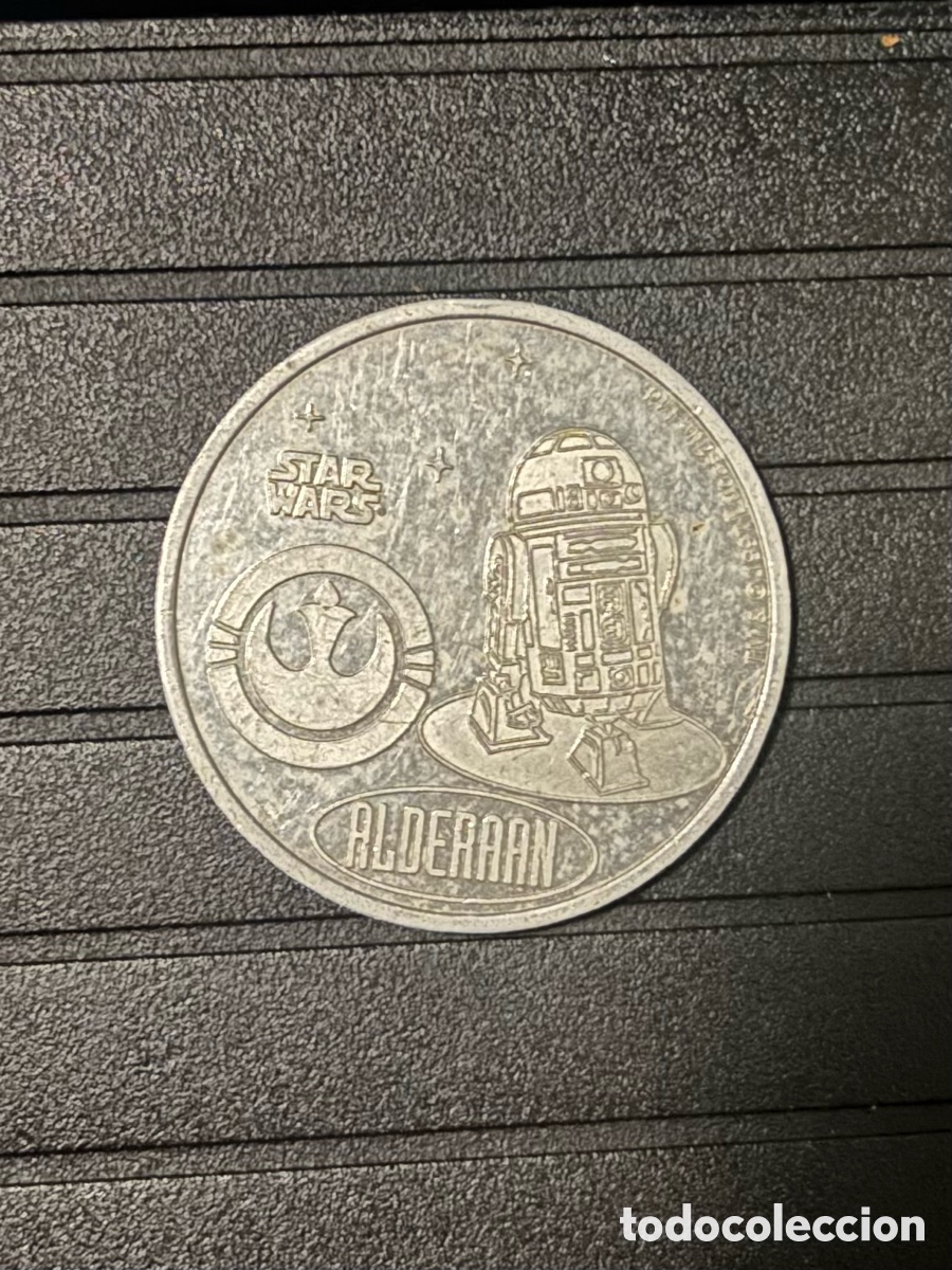 Juegos antiguos: Moneda Star wars 1997 Alderaan 10000