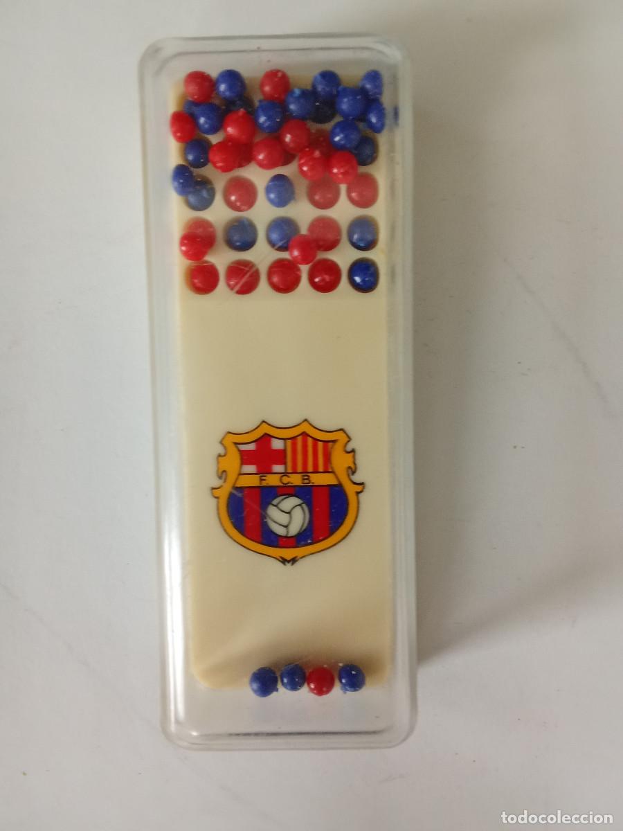Juegos antiguos: Pasatiempo futbol Club Barcelona Vilpa a&ntilde;os 70 sin uso