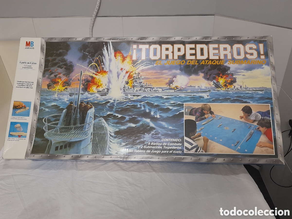 Juegos antiguos: ANTIGUO JUEGO, TORPEDEROS,DE MB. EL JUEGO DEL ATAQUE SUBMARINO. SIN ABRIR