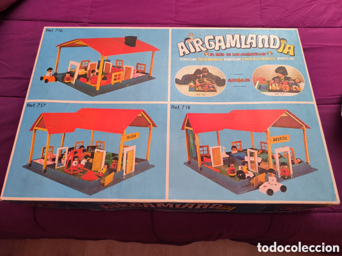 Juegos antiguos: Airgam Airgamlandia Pais Maravillas Escuela colegio Ref 717 1980 con caja completa