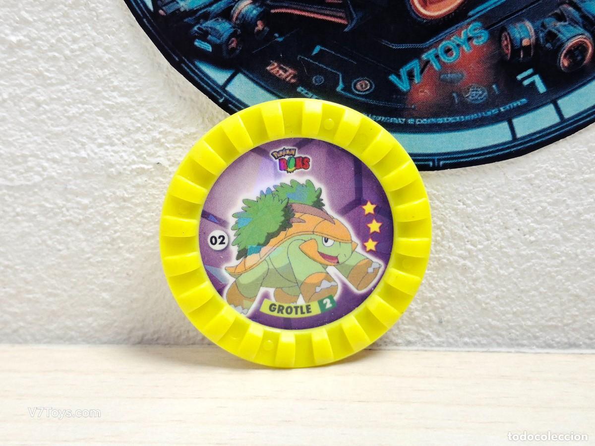 Juegos antiguos: Tazo 02 Grotle Pok&eacute;mon Roks Nintendo