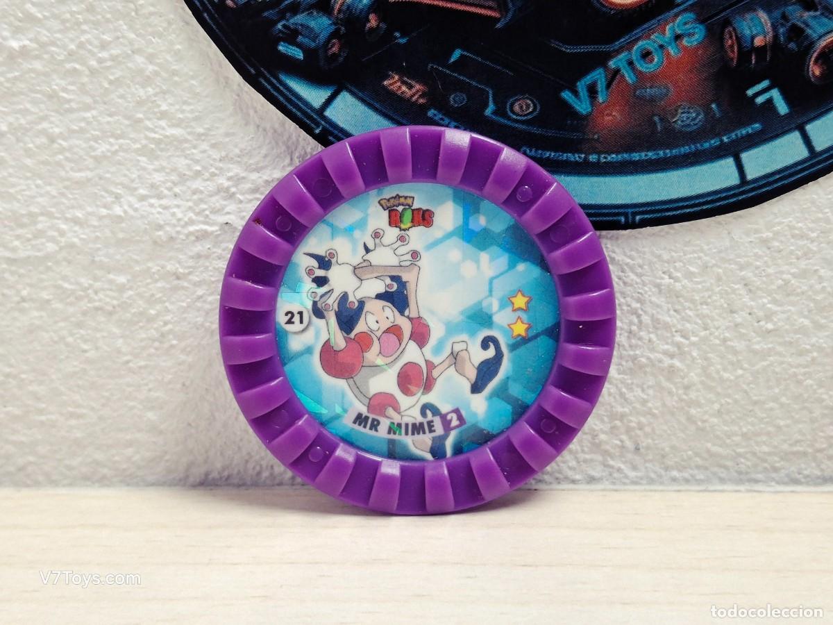 Juegos antiguos: Tazo 21 Mr. Mime Pok&eacute;mon Roks Nintendo