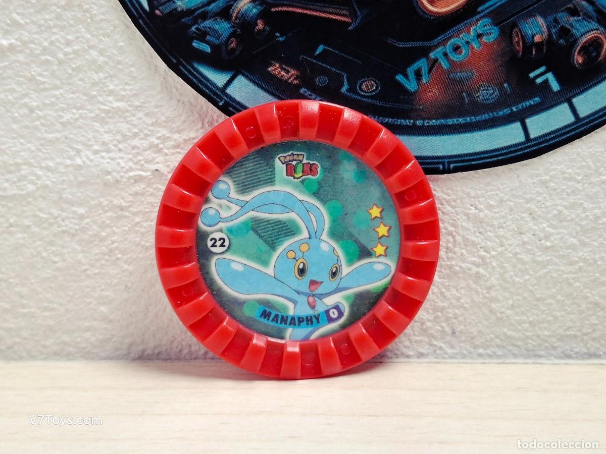Juegos antiguos: Tazo 22 Manaphy Pok&eacute;mon Roks Nintendo