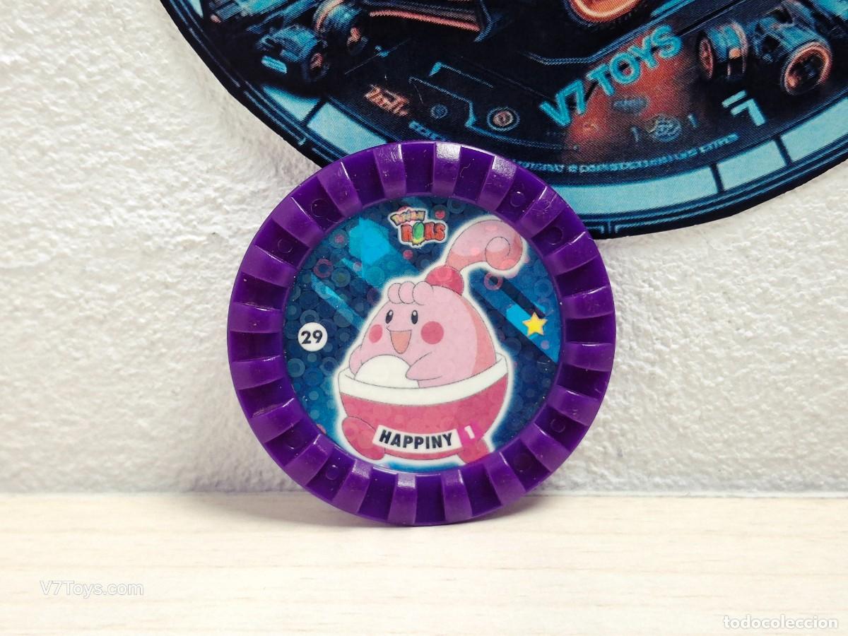 Juegos antiguos: Tazo 29 Happiny Pok&eacute;mon Roks Nintendo