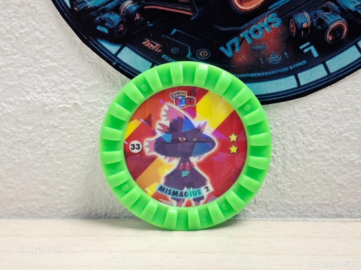 Juegos antiguos: Tazo 33 Mismagius Pok&eacute;mon Roks Nintendo