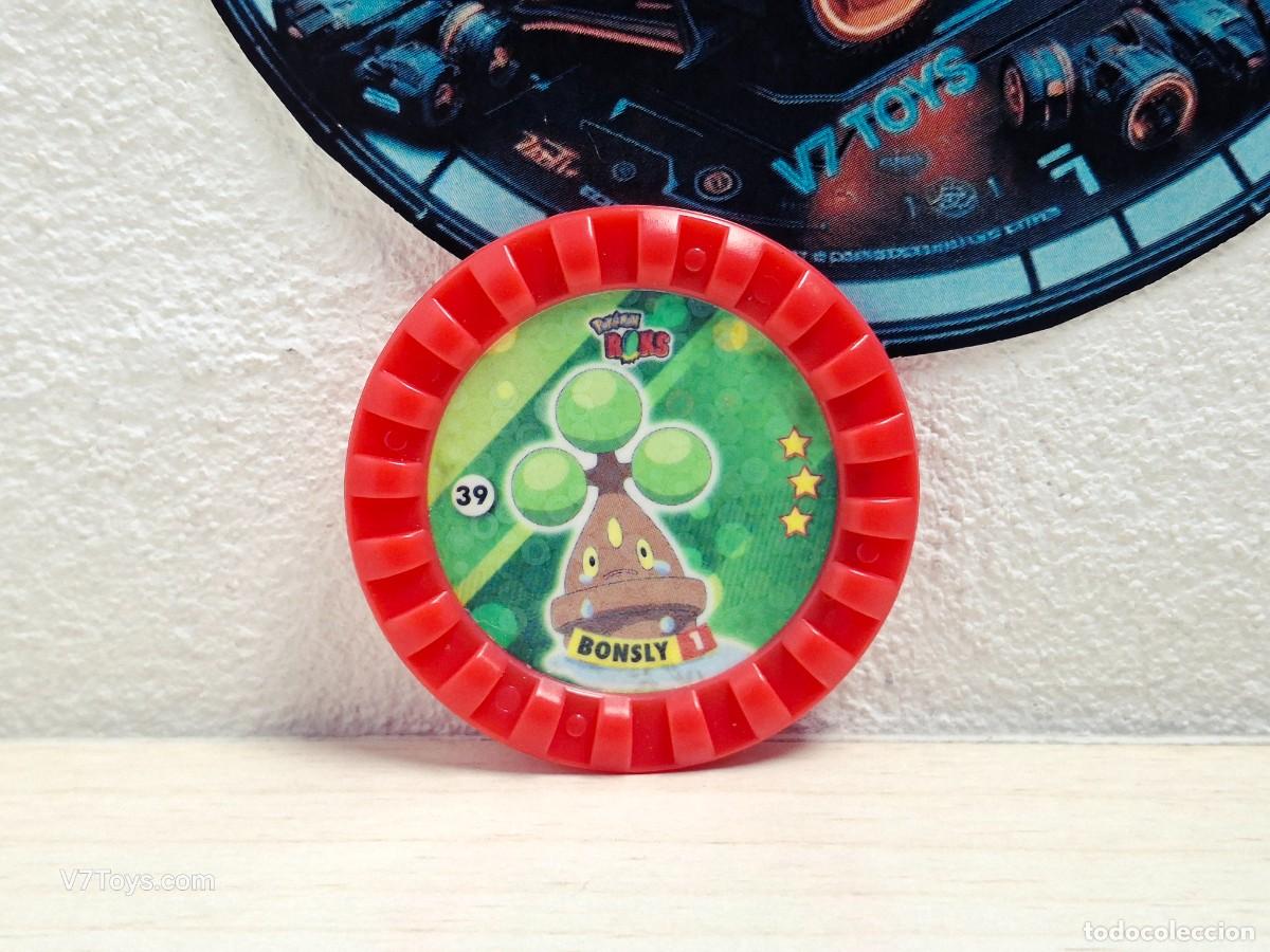 Juegos antiguos: Tazo 39 Bonsly Pok&eacute;mon Roks Nintendo