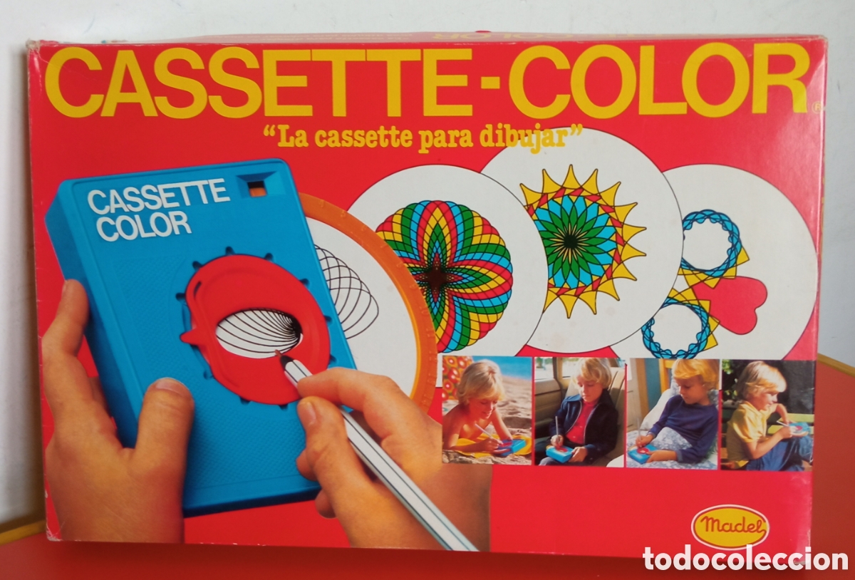 Juegos antiguos: CASSETTE-COLOR PARA DIBUJAR.MADEL 1980.NUEVO EN CAJA.