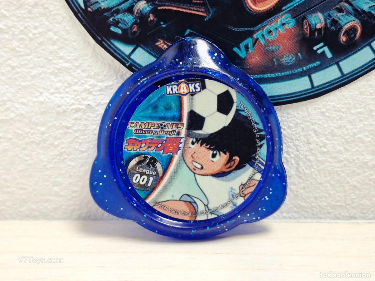 Juegos antiguos: Tazo 001 Campeones Oliver y Benji Kraks Panini 2006