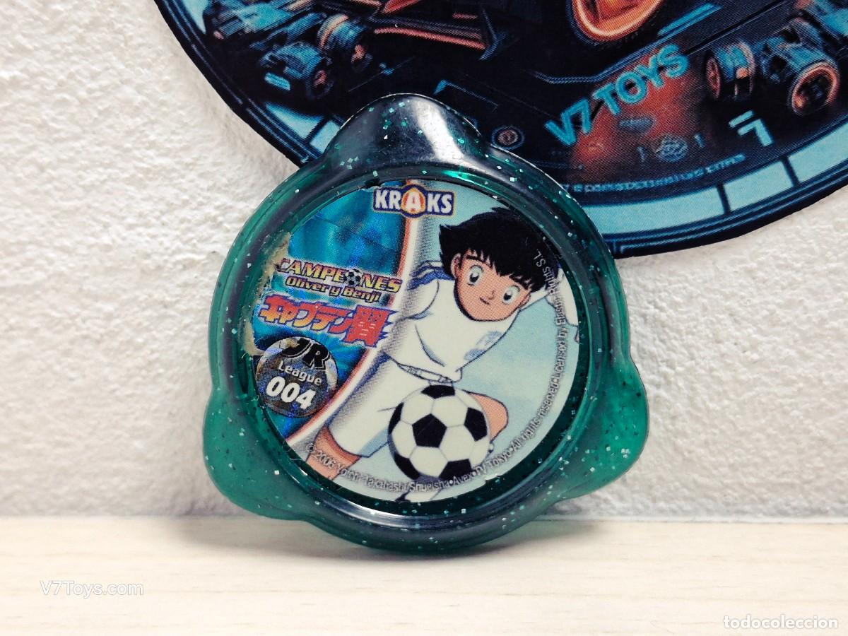 Juegos antiguos: Tazo 004 Campeones Oliver y Benji Kraks Panini 2006