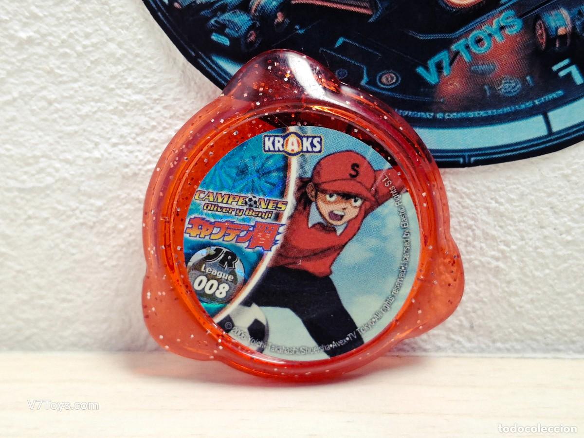 Juegos antiguos: Tazo 008 Campeones Oliver y Benji Kraks Panini 2006