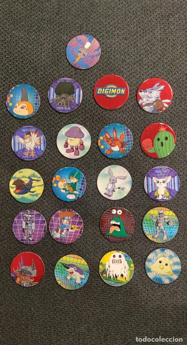 Juegos antiguos: Colecci&oacute;n Tazos Digimon