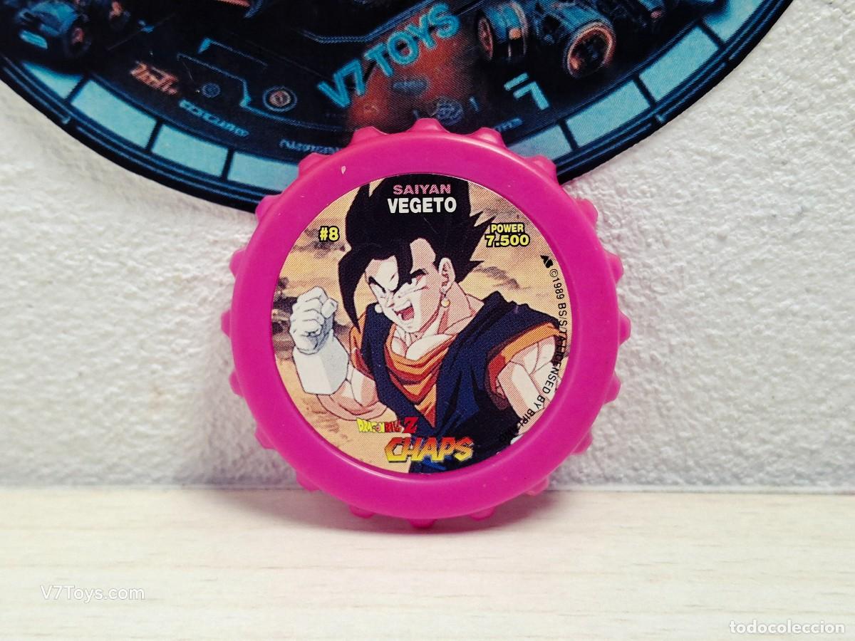 Juegos antiguos: Tazo Vegito N&ordm; 8 Dragon Ball Z Chaps