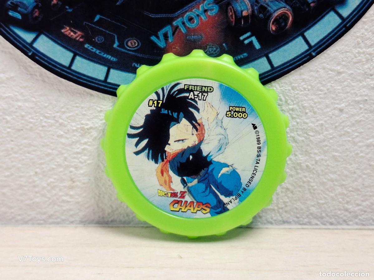 Juegos antiguos: Tazo A-17 N&ordm; 17 Dragon Ball Z Chaps