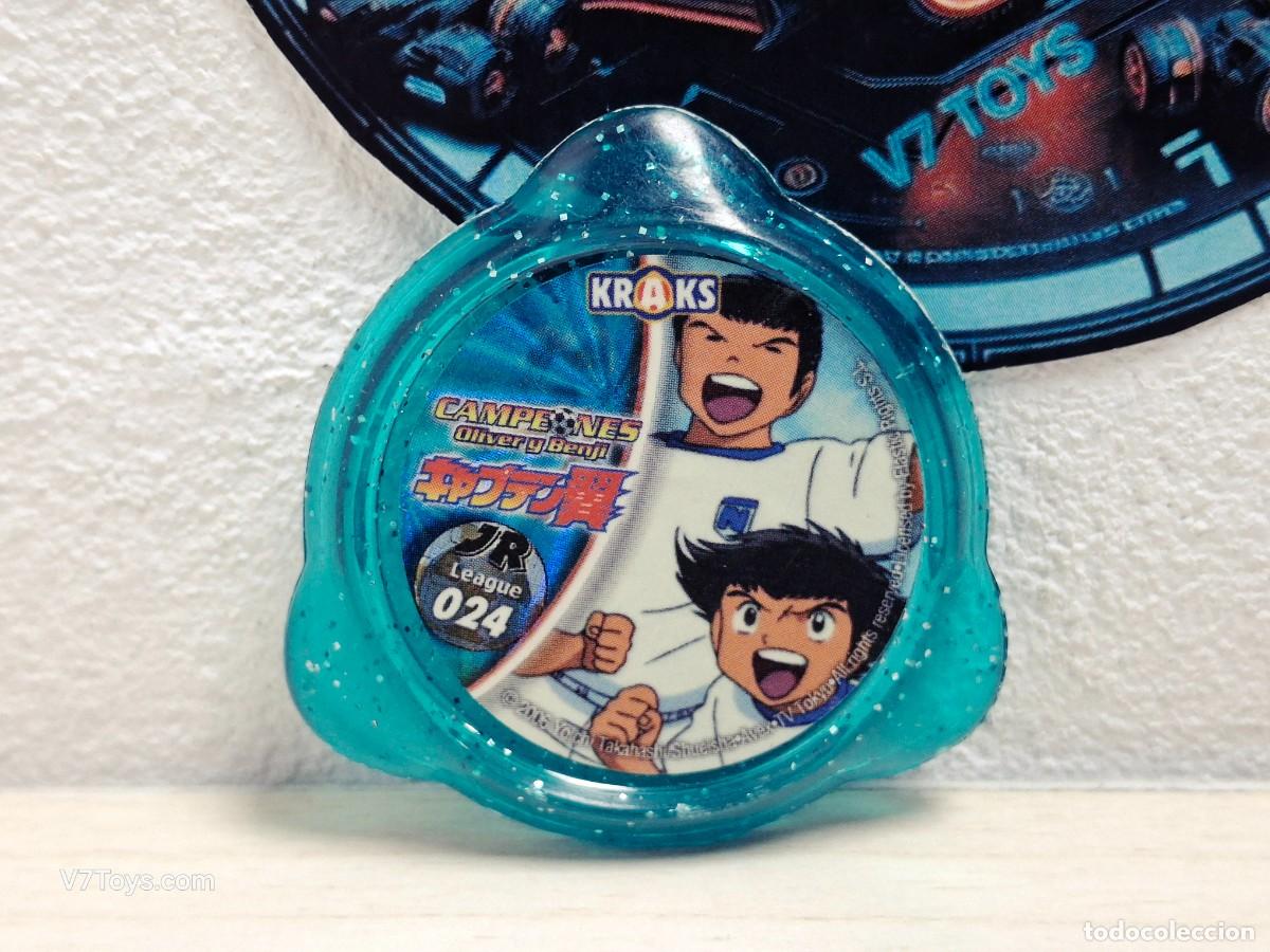 Juegos antiguos: Tazo 024 Campeones Oliver y Benji Kraks Panini 2006