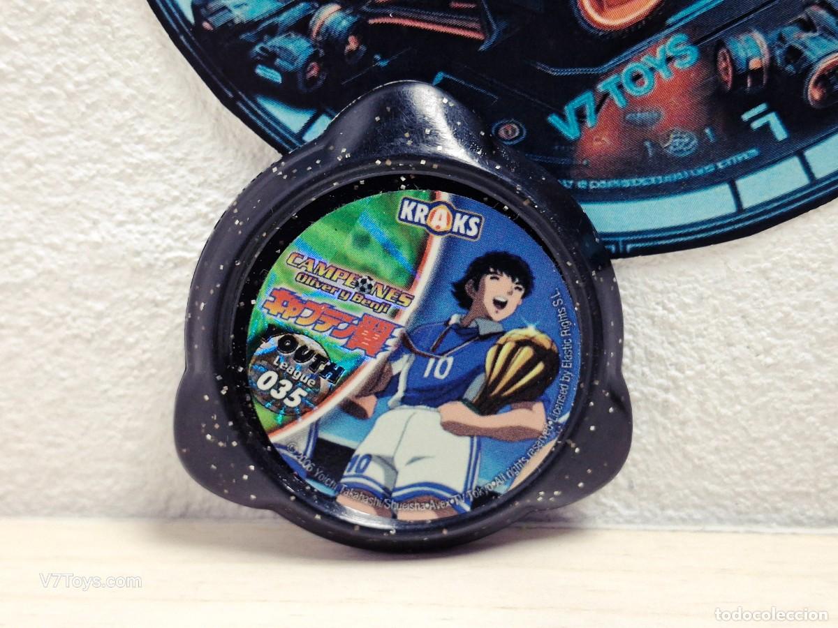 Juegos antiguos: Tazo 035 Campeones Oliver y Benji Kraks Panini 2006