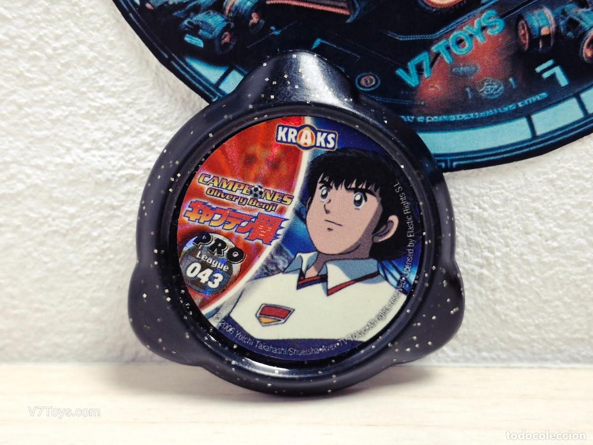 Juegos antiguos: Tazo 043 Campeones Oliver y Benji Kraks Panini 2006