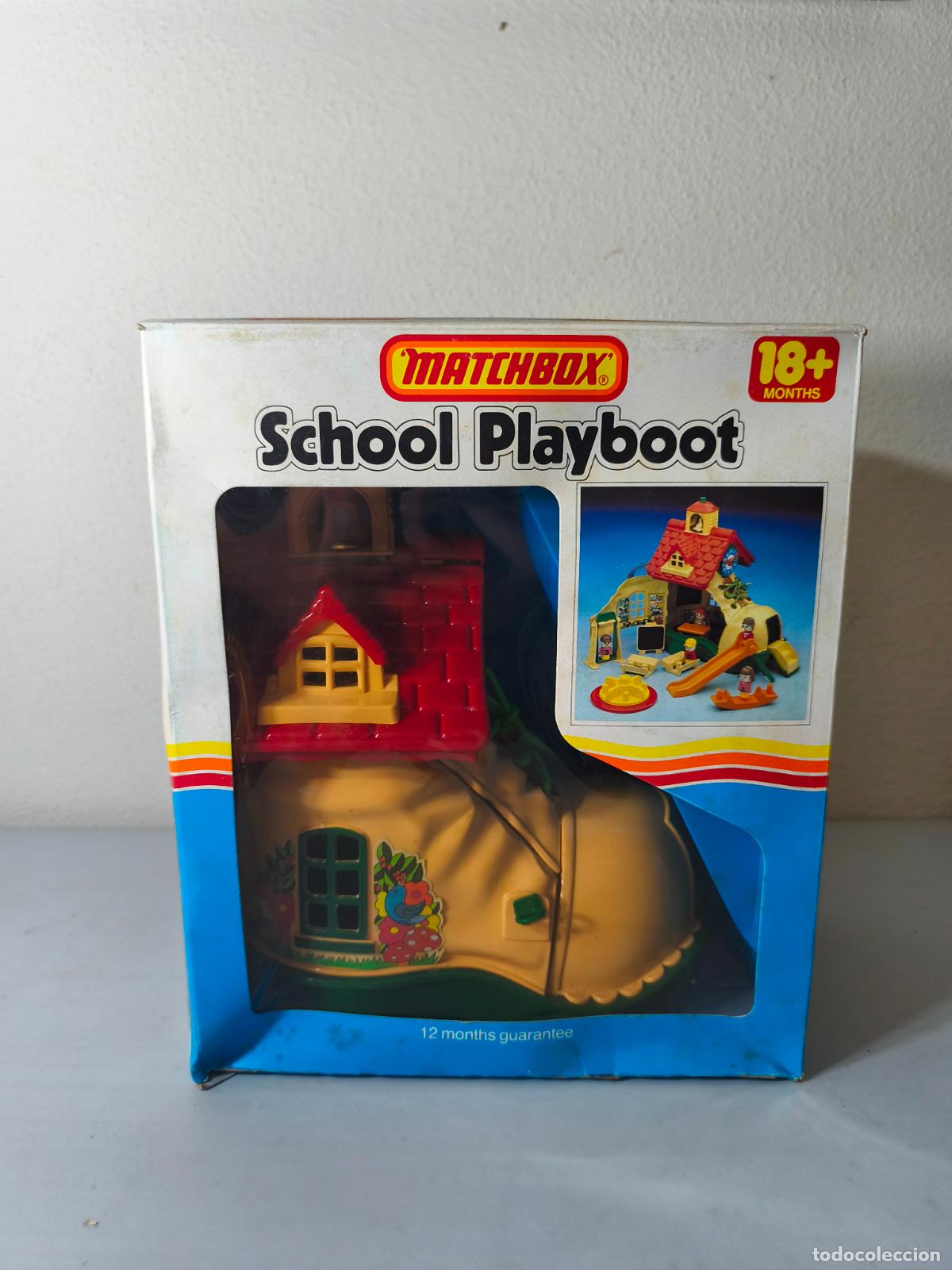Juegos antiguos: JUEGO EDUCATIVO DE MATCHBOX, BOTA ESCUELA, SCHOOL PLAYBOOT, EN CAJA. CC