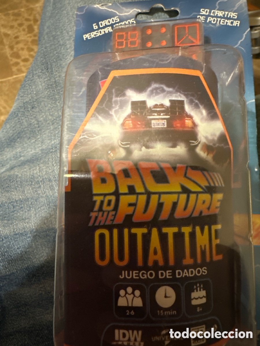 Juegos antiguos: Back to the future outatime juego de dados