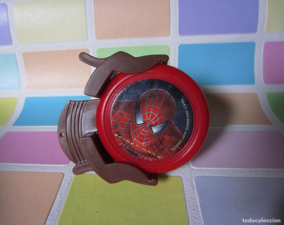 Juegos antiguos: TAZOS MARVEL TAZO SPIDERMAN Y LANZADOR