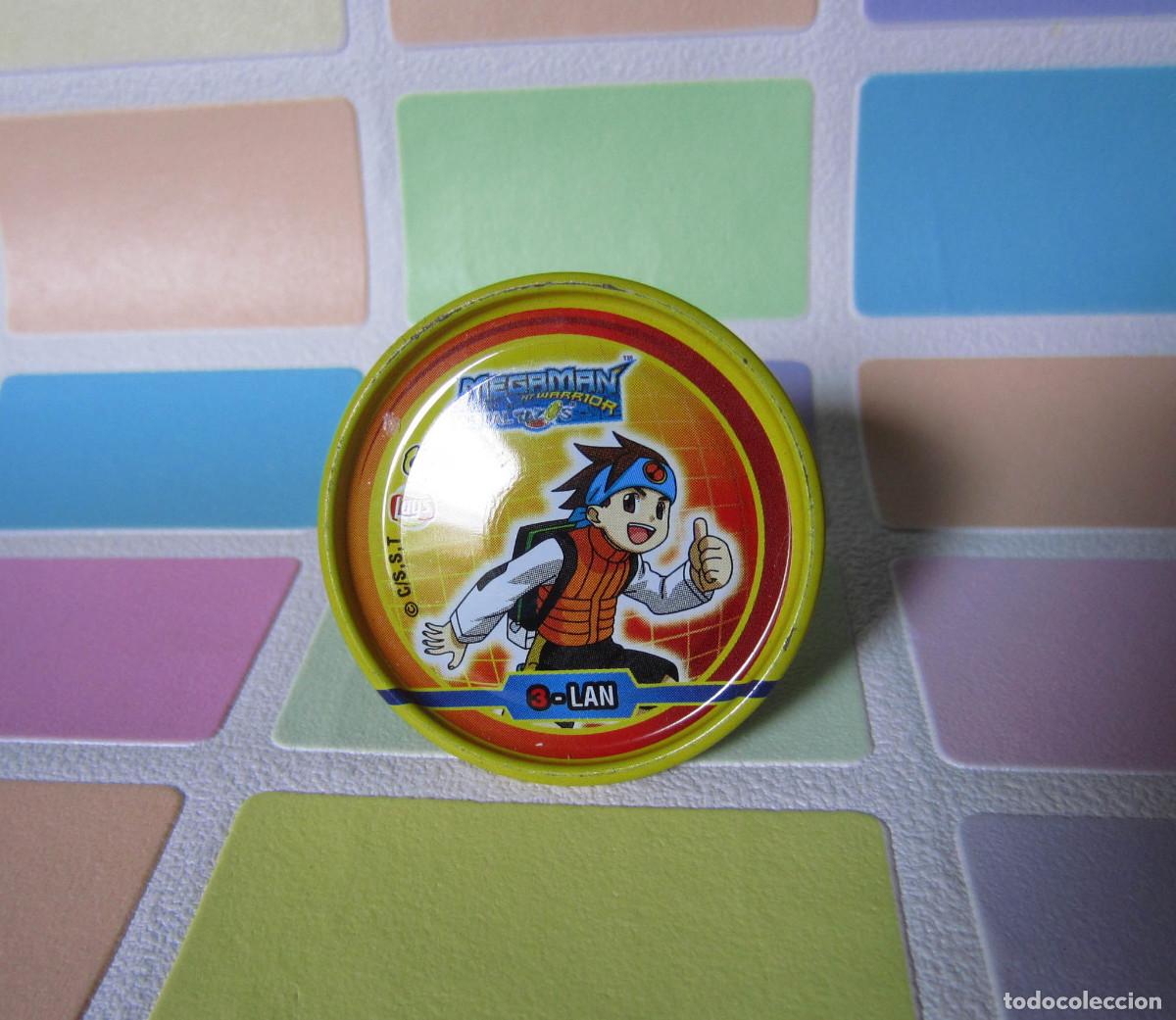 Juegos antiguos: TAZOS METAL MEGAMAN TAZO N&ordm; 3