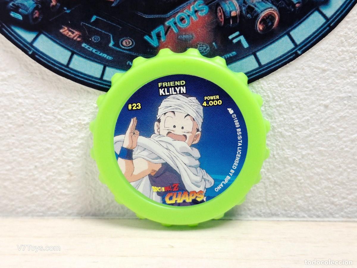 Juegos antiguos: Tazo Krillin N&ordm; 23 Dragon Ball Z Chaps