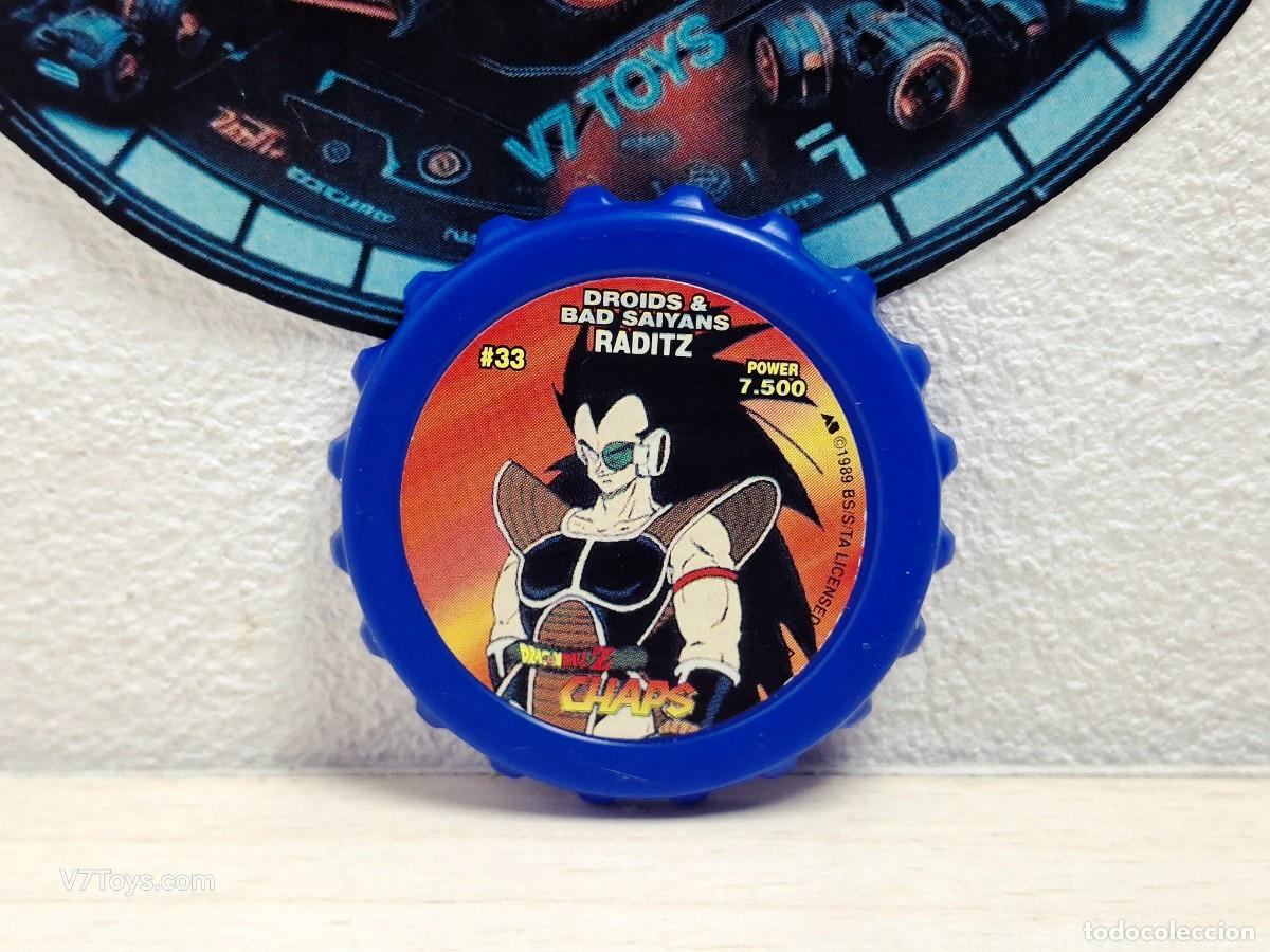 Juegos antiguos: Tazo Raditz N&ordm; 33 Dragon Ball Z Chaps