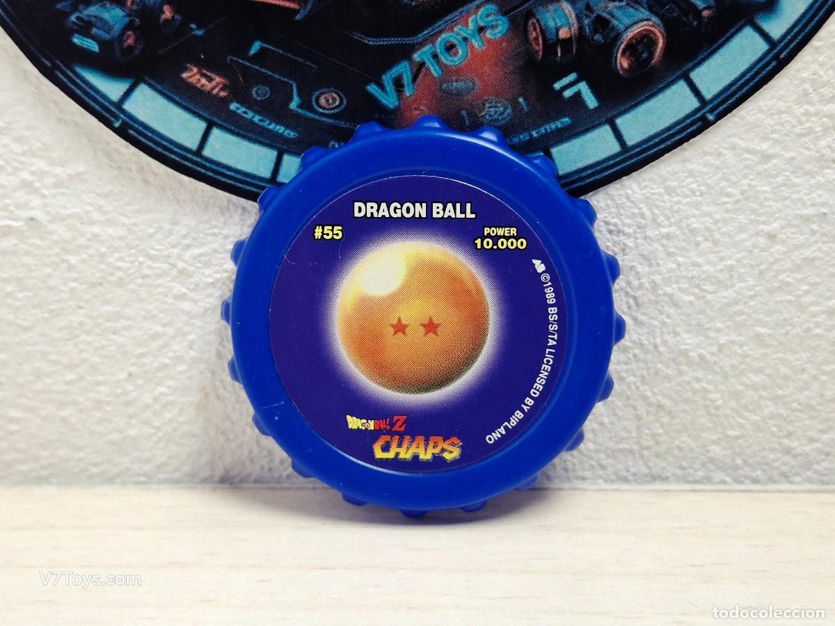 Juegos antiguos: Tazo Bola de Drag&oacute;n 2 Estrellas N&ordm; 55 Dragon Ball Z Chaps
