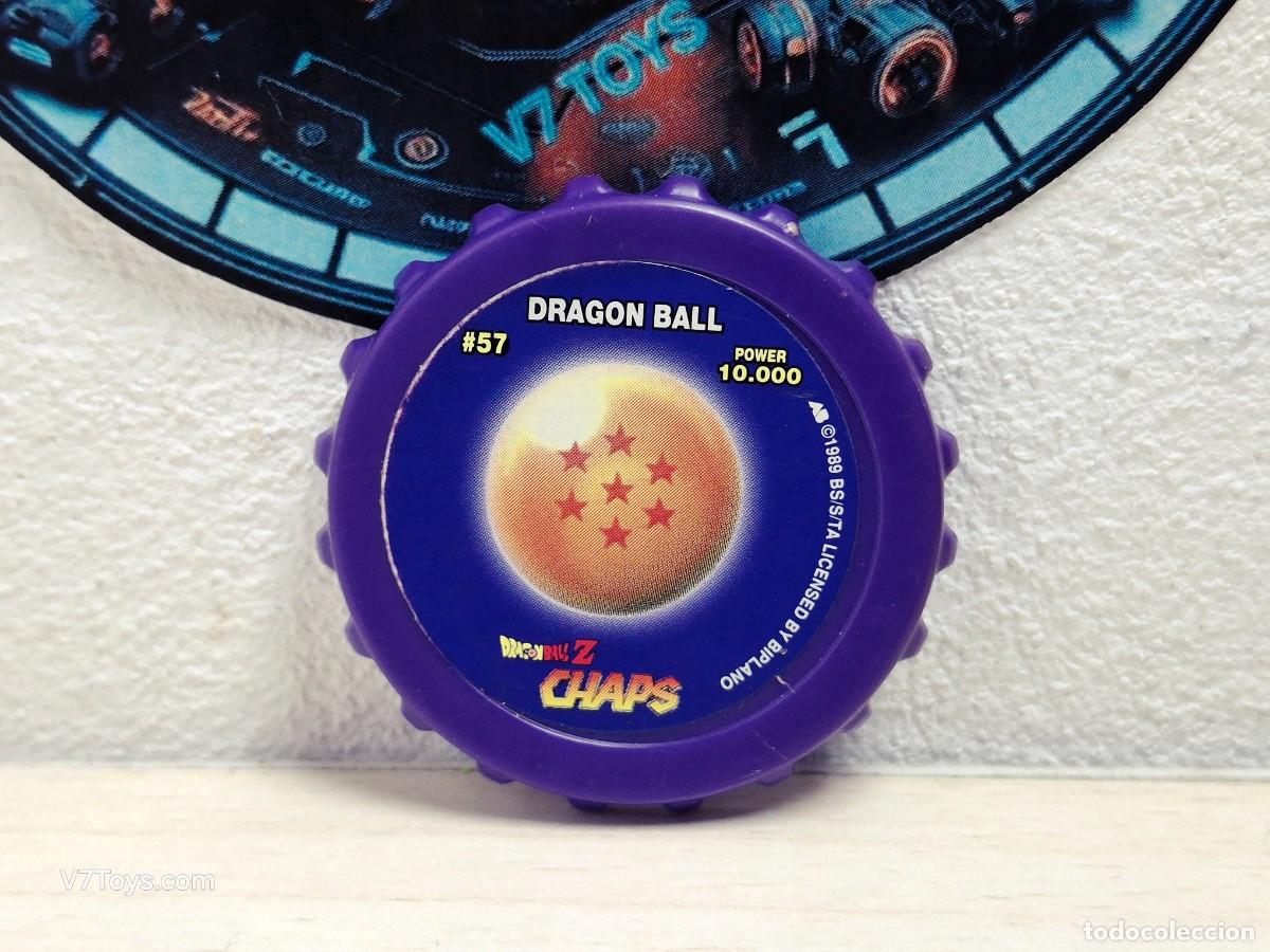 Juegos antiguos: Tazo Bola de Drag&oacute;n 7 Estrellas N&ordm; 57 Dragon Ball Z Chaps