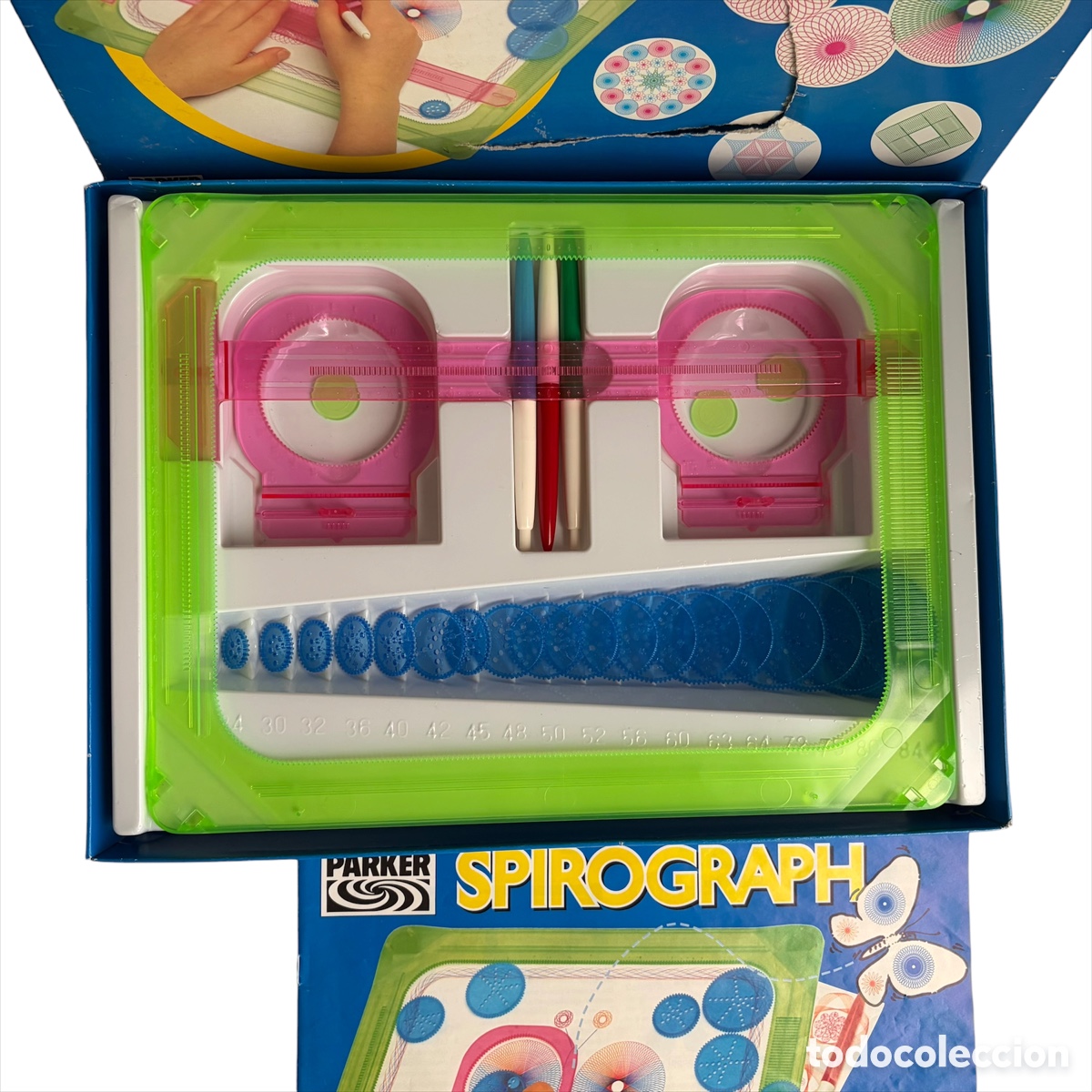 Juegos antiguos: Juego Spirograph de Parker Completo - Foto 2