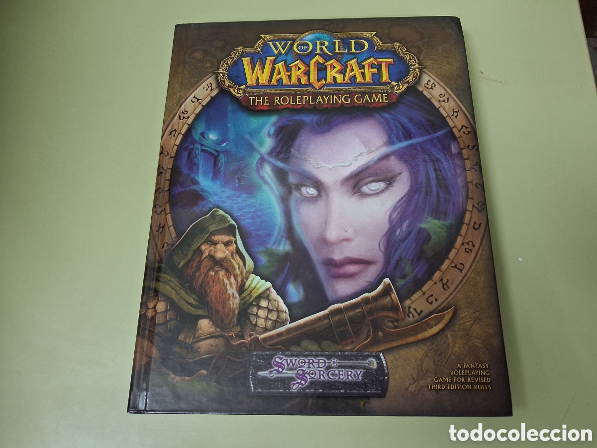 Juegos antiguos: LIBRO JUEGO DE ROL WORLD OF WARCRAFT SWORD AND SORCERY EN INGLES