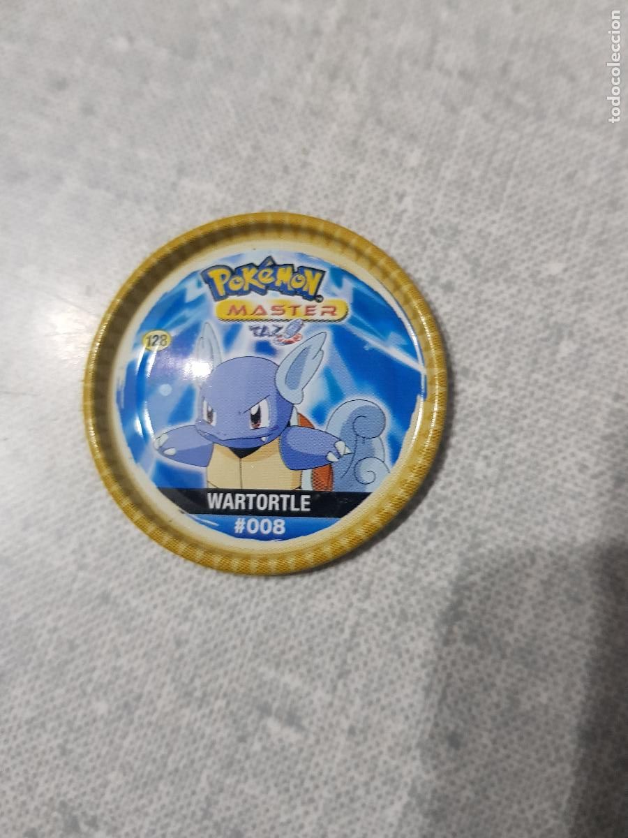 Juegos antiguos: POKEMON MASTER TAZO METALICO N&ordm;128