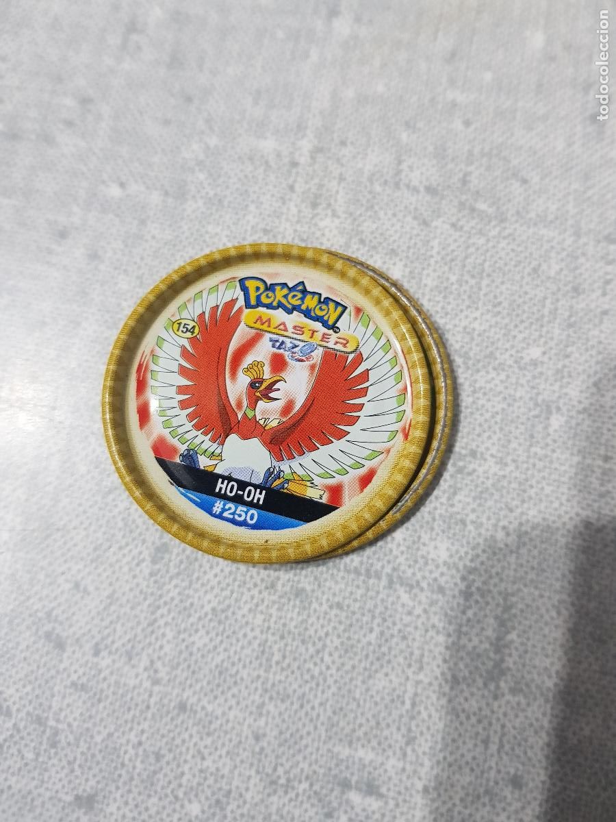Juegos antiguos: POKEMON MASTER TAZO METALICO N&ordm;154
