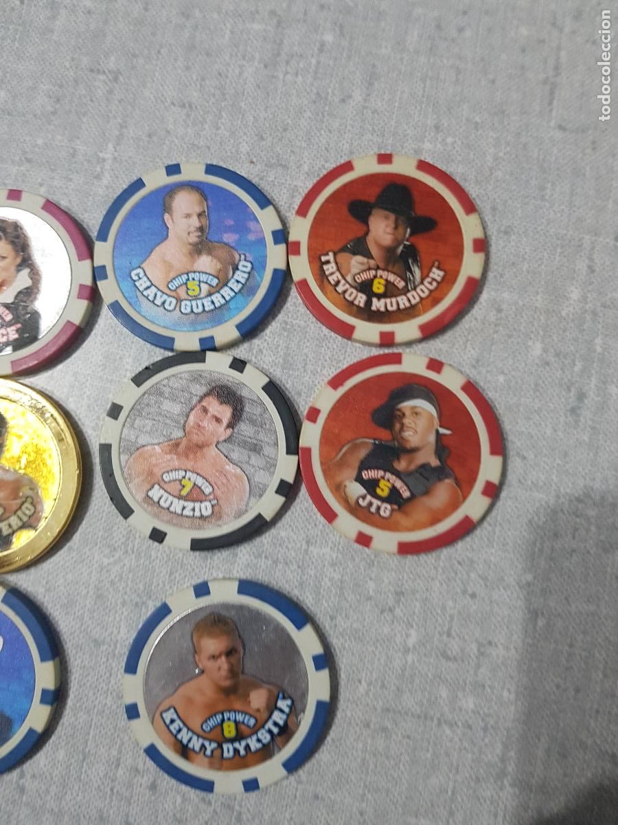 Juegos antiguos: SEIETE TAZOS DE LUCHADORES - Foto 5