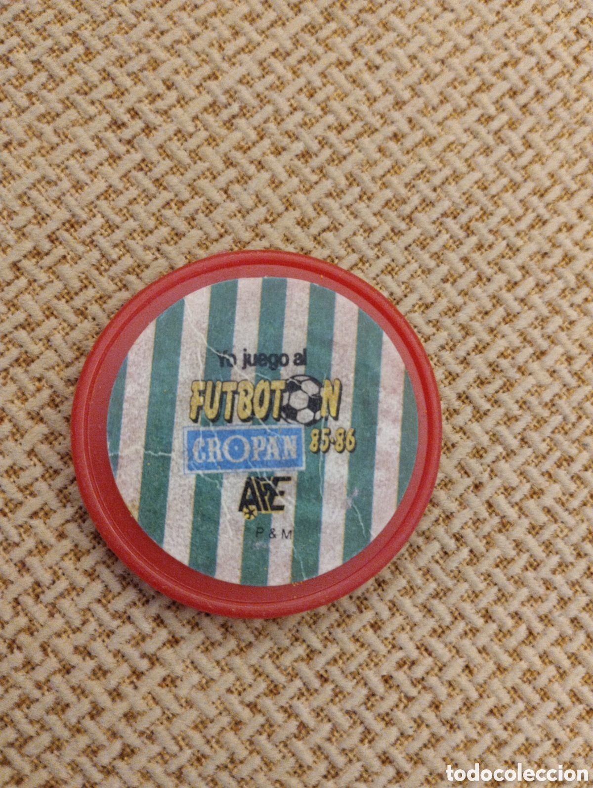 Juegos antiguos: Chapa pl&aacute;stico Cropan