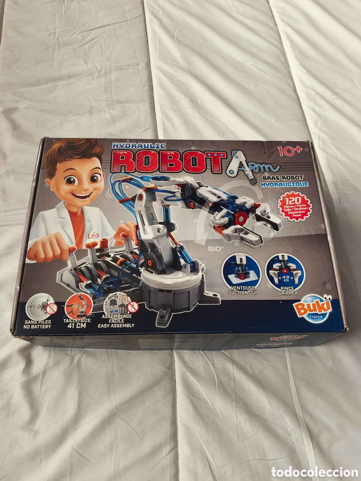 Juegos antiguos: Hidraulic Robotic . 7505 . Kit brazo robotico hidraulico . Buki France . 2017.