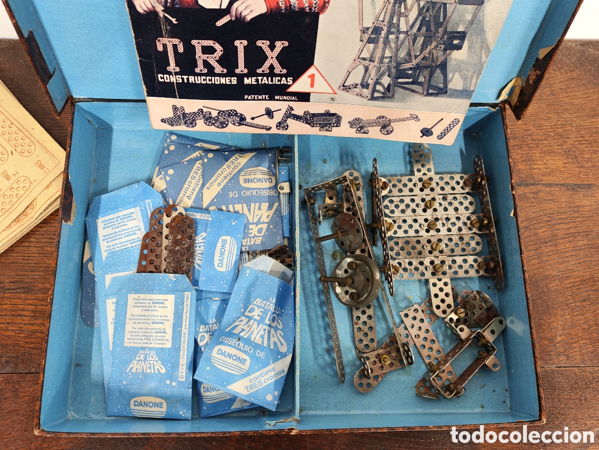 Juegos antiguos: ANTIGUO JUEGO DE CONSTRUCCI&Oacute;N TRIX - Foto 4