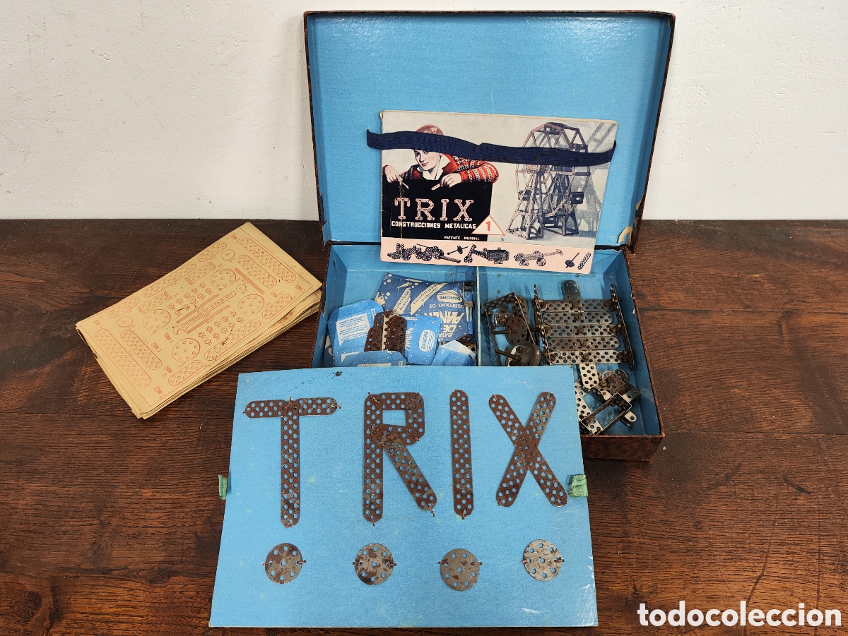 Juegos antiguos: ANTIGUO JUEGO DE CONSTRUCCI&Oacute;N TRIX - Foto 1