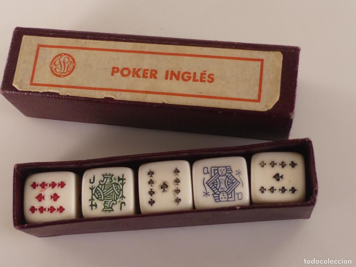 Old Games: CAJA CON 5 DADOS PARA POKER INGLES