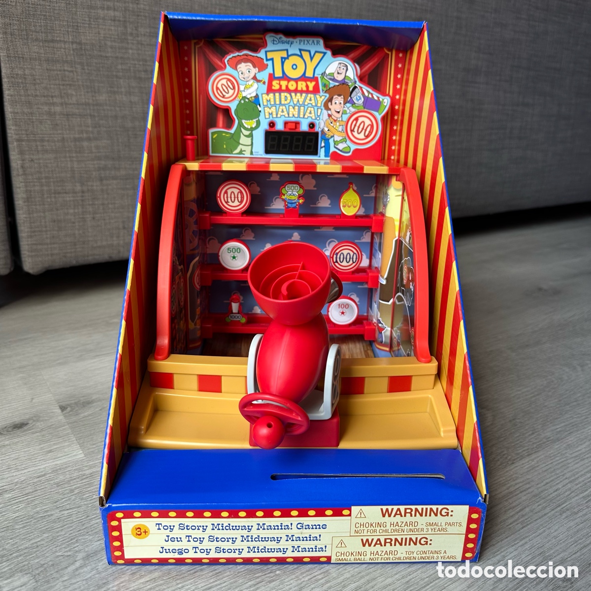Juegos antiguos: Juguete Midway Mania! Toy Story, Disney Store.