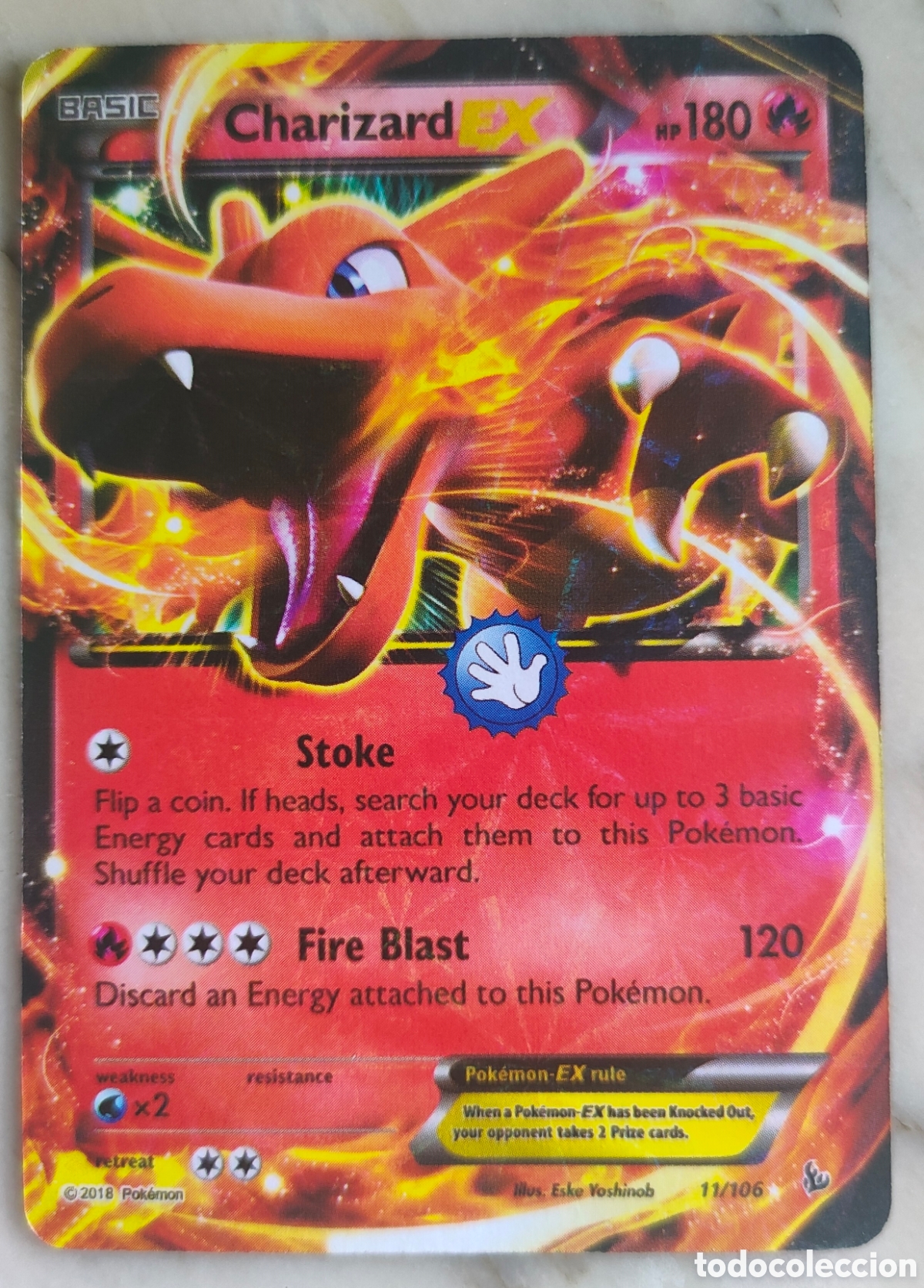 Juegos antiguos: Charizard EX Carta Pokemon 11/106