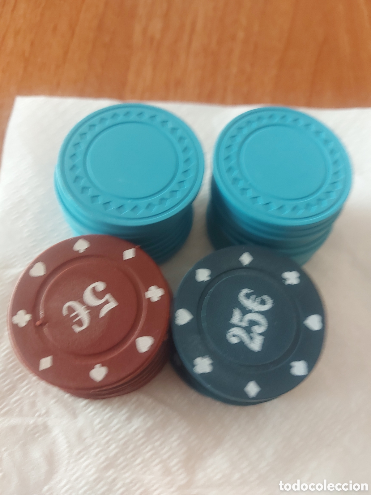 Juegos antiguos: Fichas de casino para ju