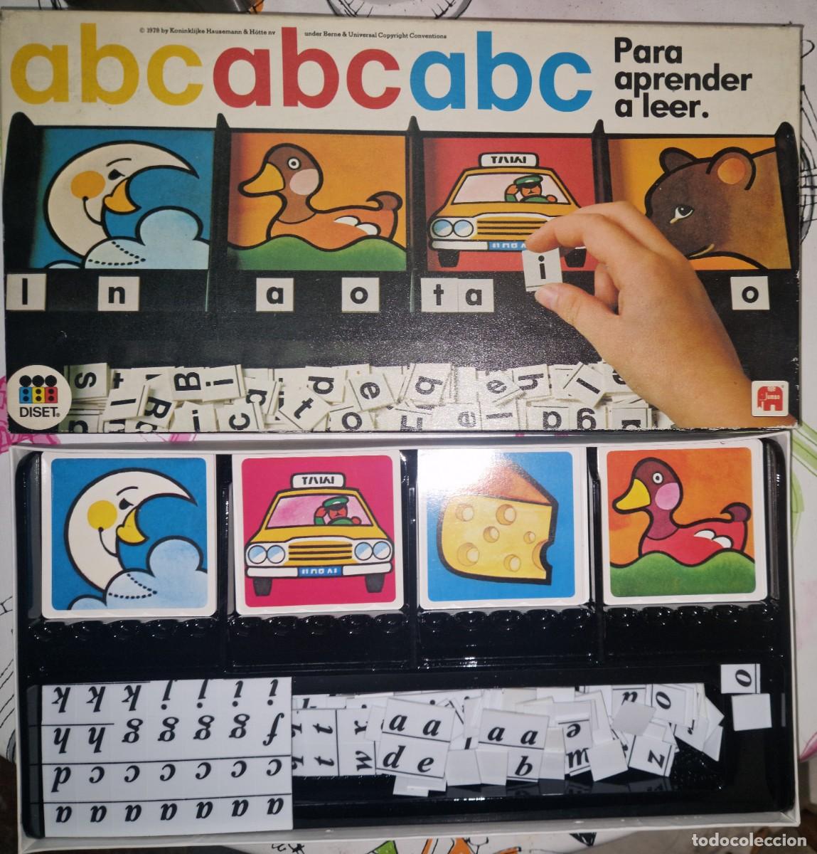 Juegos antiguos: APRENDER A LEER, ABC JUEGO DE DISET, 1978