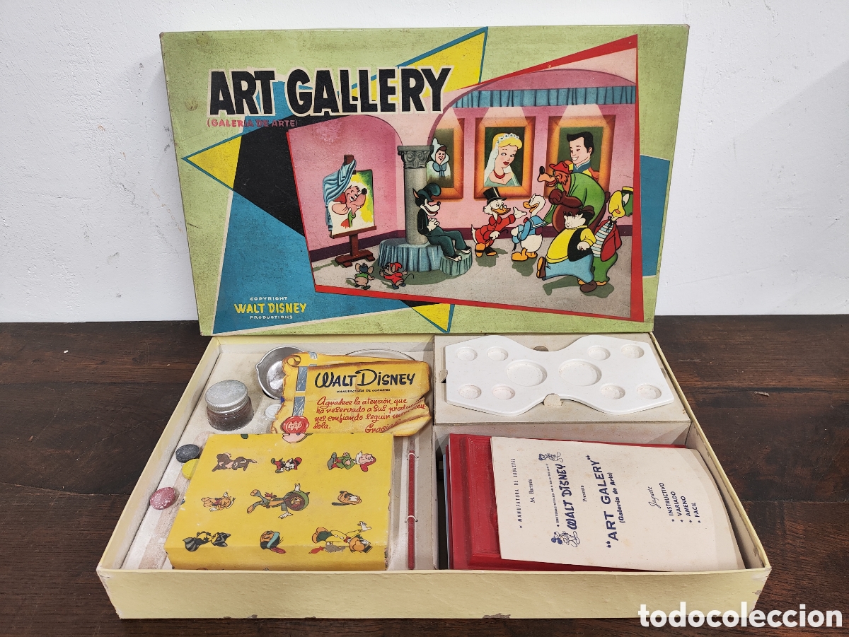 Juegos antiguos: ANTIGUO JUEGO DE MESA ART GALLERY DE WALT DISNEY
