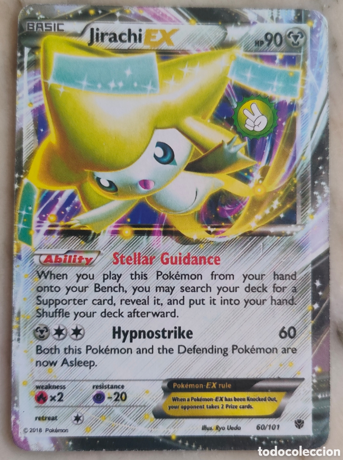 Juegos antiguos: Jirachi EX Carta Pokemon 60/101
