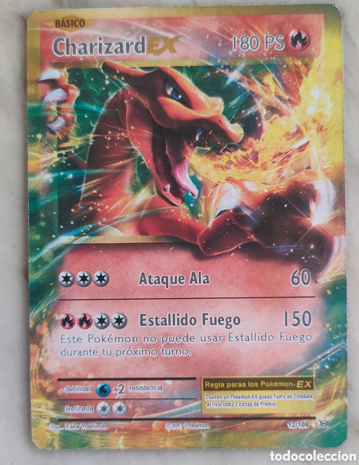 Juegos antiguos: Charizard GX Carta Pokemon 12/108