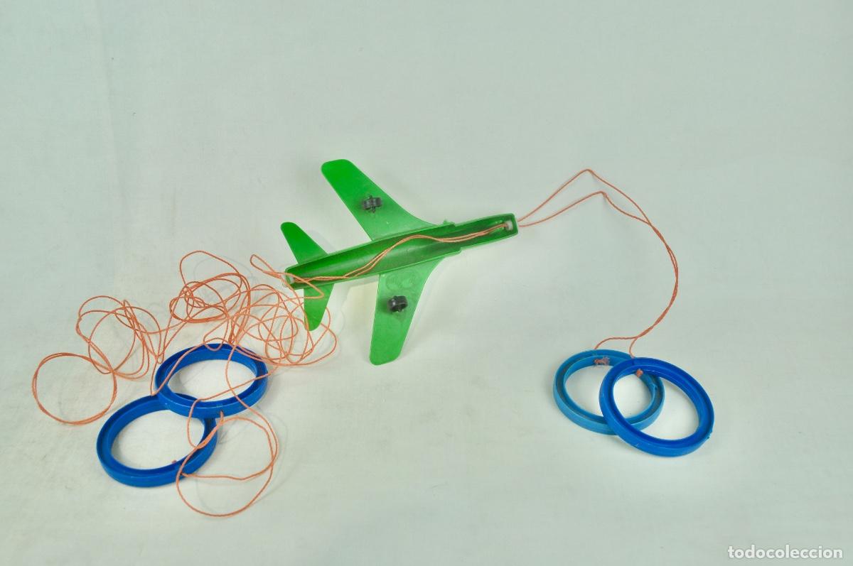 Juegos antiguos: Avi&oacute;n de juguete de pl&aacute;stico - Foto 5